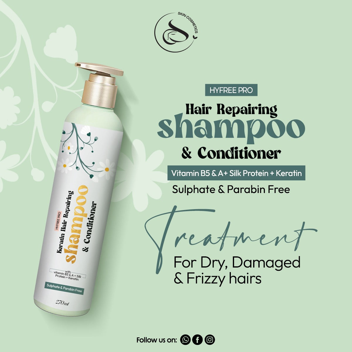 Hyfree Pro Keratin Hyaluronic Shampoo